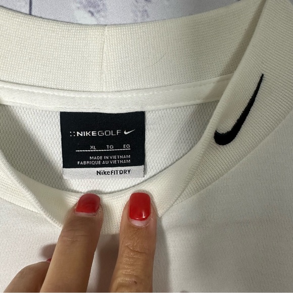 Nike Golf White Long Sleeve Top - Picture 3 of 3